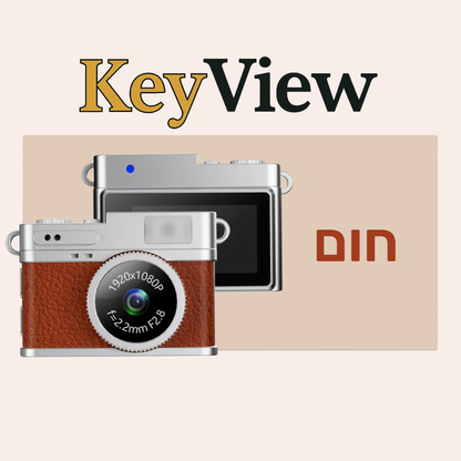 KEYVIEW – מצלמת המיני הרטרו החכמה