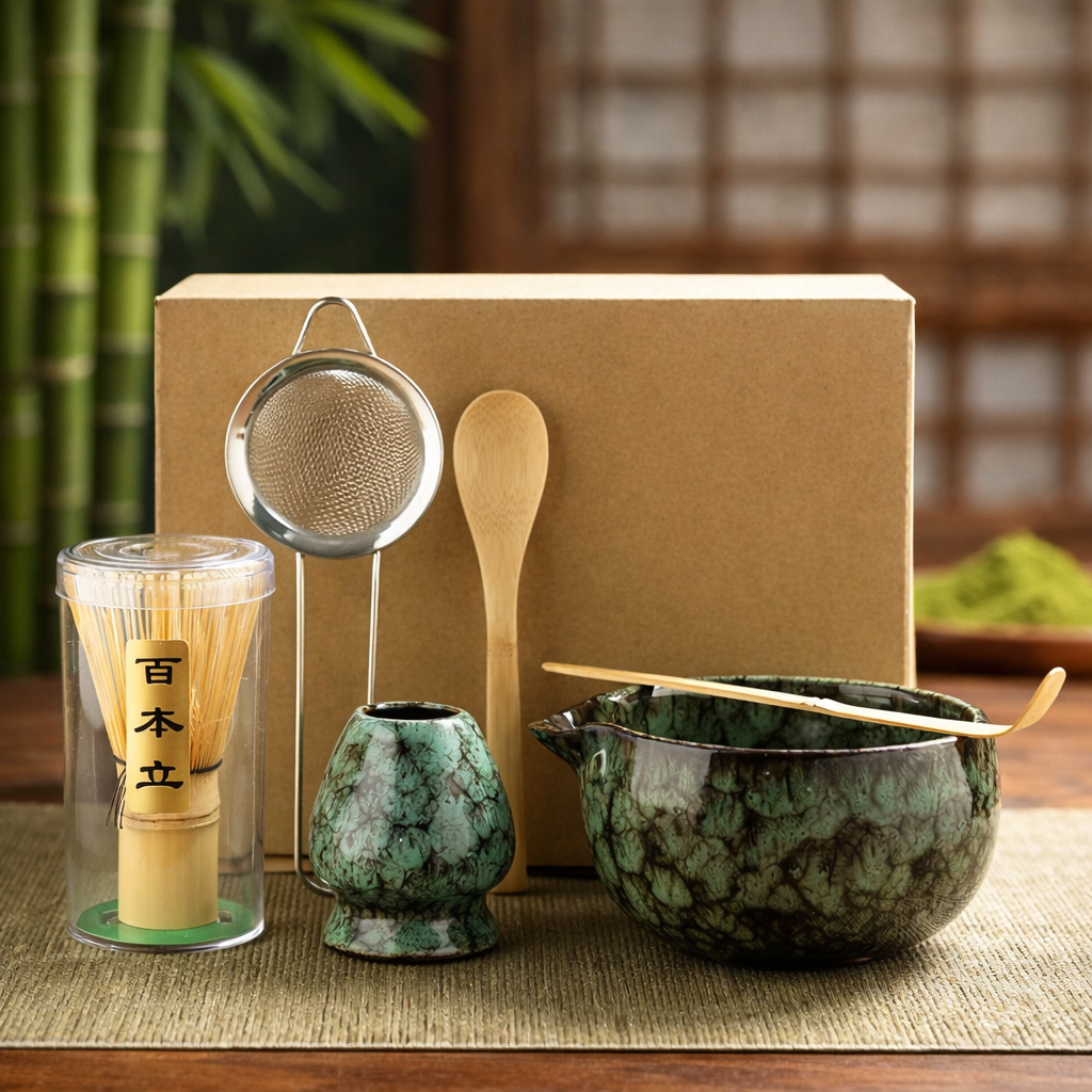 ערכת הכנת מאצ׳ה יפנית מקורית לבית | Matcha Ritual Kit