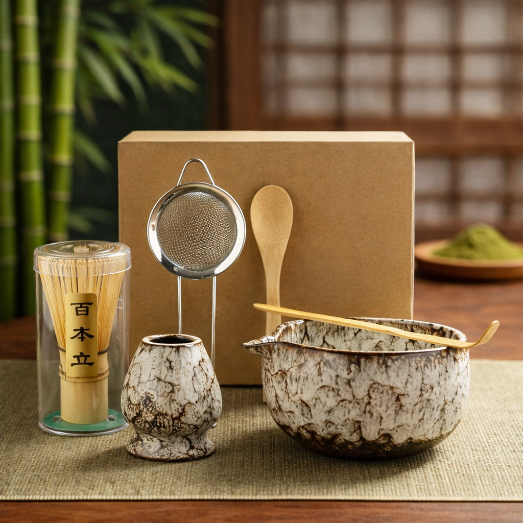 ערכת הכנת מאצ׳ה יפנית מקורית לבית | Matcha Ritual Kit
