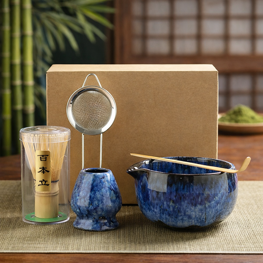 ערכת הכנת מאצ׳ה יפנית מקורית לבית | Matcha Ritual Kit