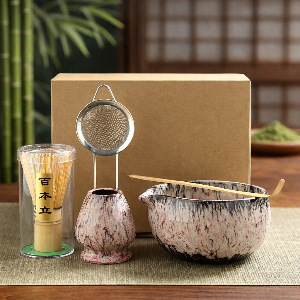 ערכת הכנת מאצ׳ה יפנית מקורית לבית | Matcha Ritual Kit